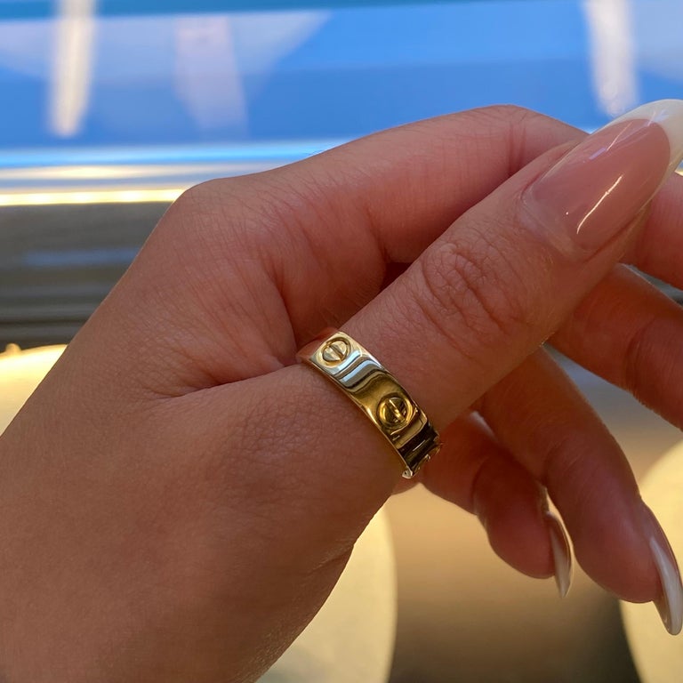 Cartier 18K Yellow Gold Love Ring