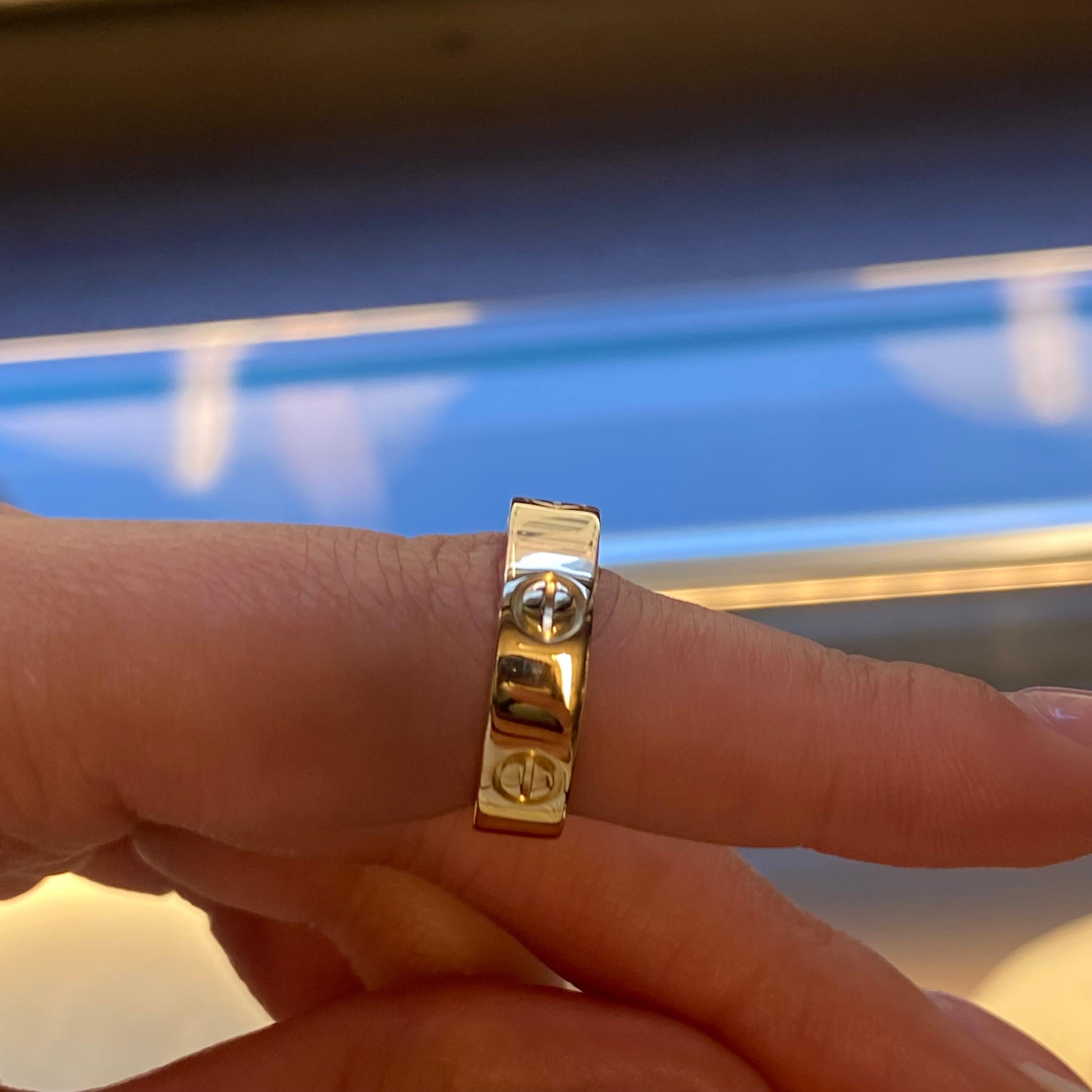 cartier gold ring