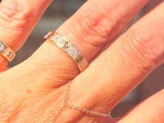 Cartier 18K Yellow Gold Love Wedding Band Diamond Paved 0.31 Carats Box & Papers