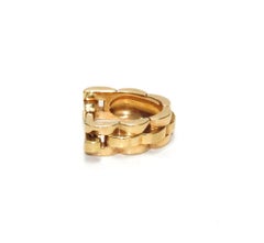 Cartier 18K Yellow Gold Maillon Panthere Cufflinks