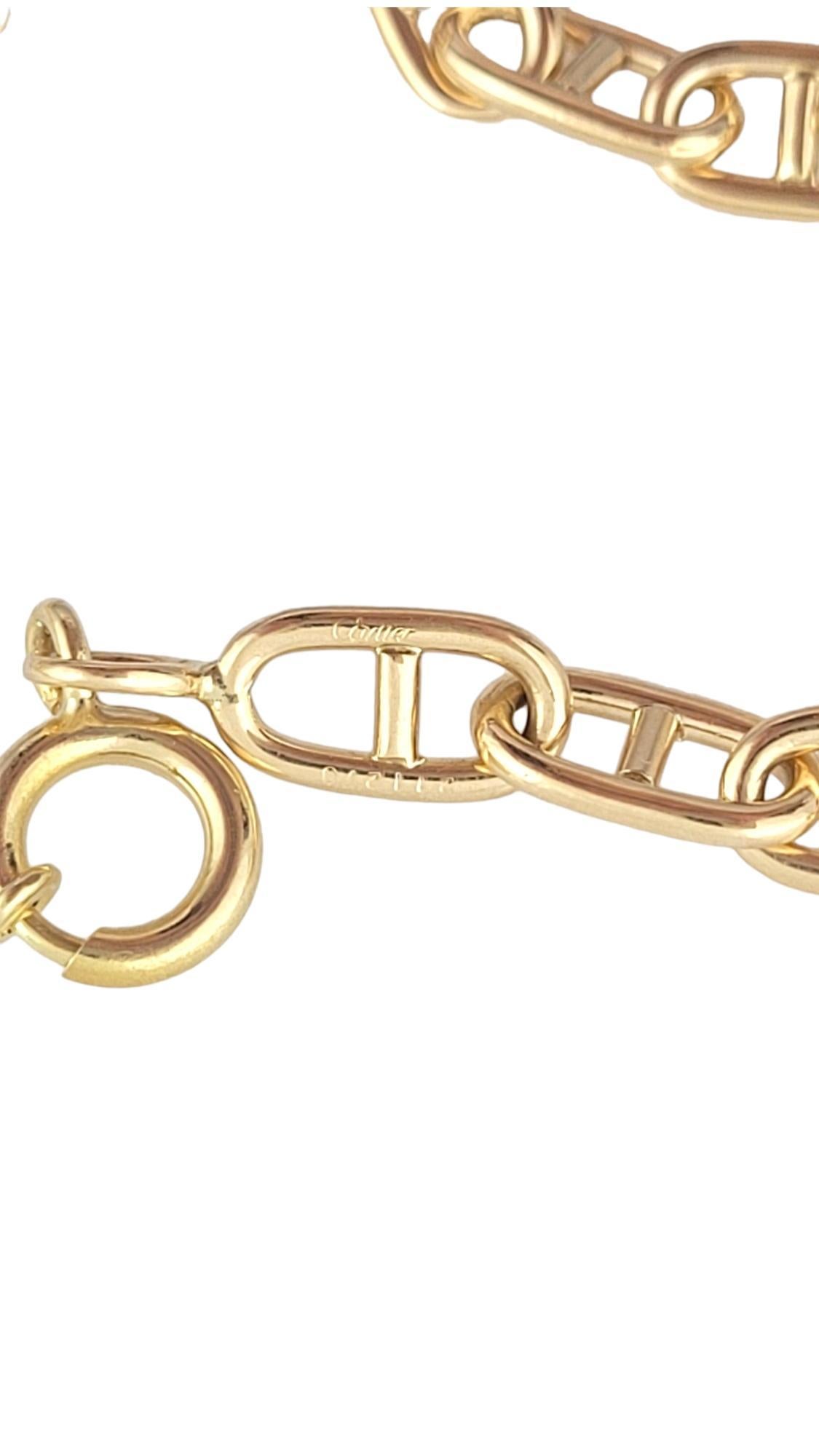 Women's Cartier 18K Yellow Gold Mariner Chain With Box #16096