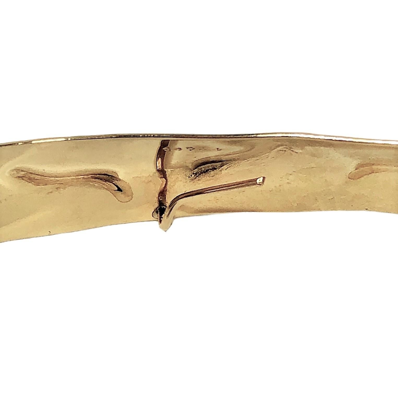 Cartier: 18 Karat Gelbgold Modernistische, filigrane Choker-Halskette Damen