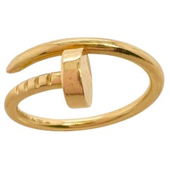 Cartier 18k Gelbgold Nagel Ring Au 750
