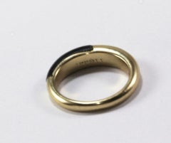 Cartier 18k Yellow Gold & Onyx Ring Fully Hallmarked Vintage