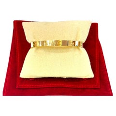 Cartier 18K Yellow Gold Open-Cuff Love Bracelet Classic Model