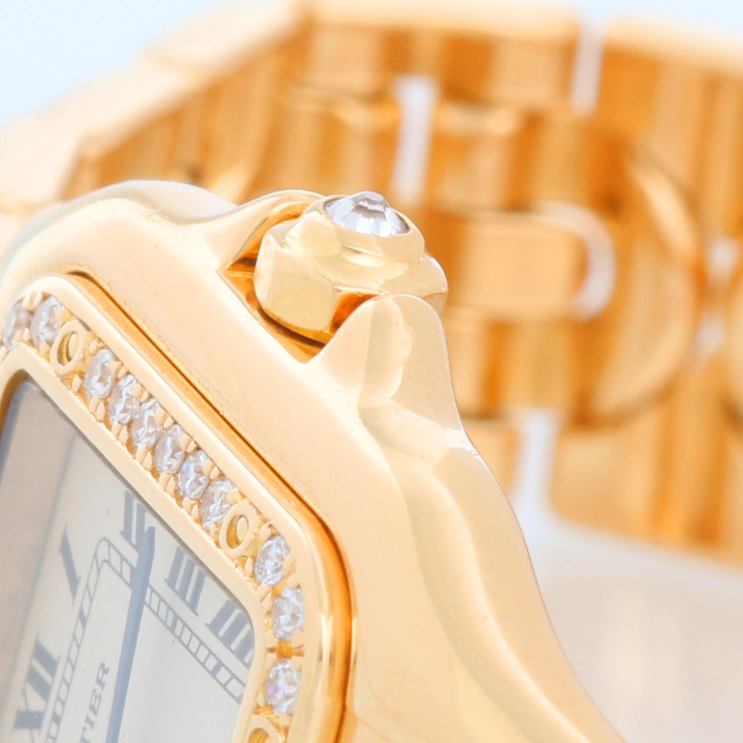 Cartier Montre Panthère Art déco en or jaune 18 carats pour femmes WF3254B9, 1280 1