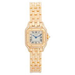 Cartier 18K Yellow Gold Panther Ladies Watch W25022B9