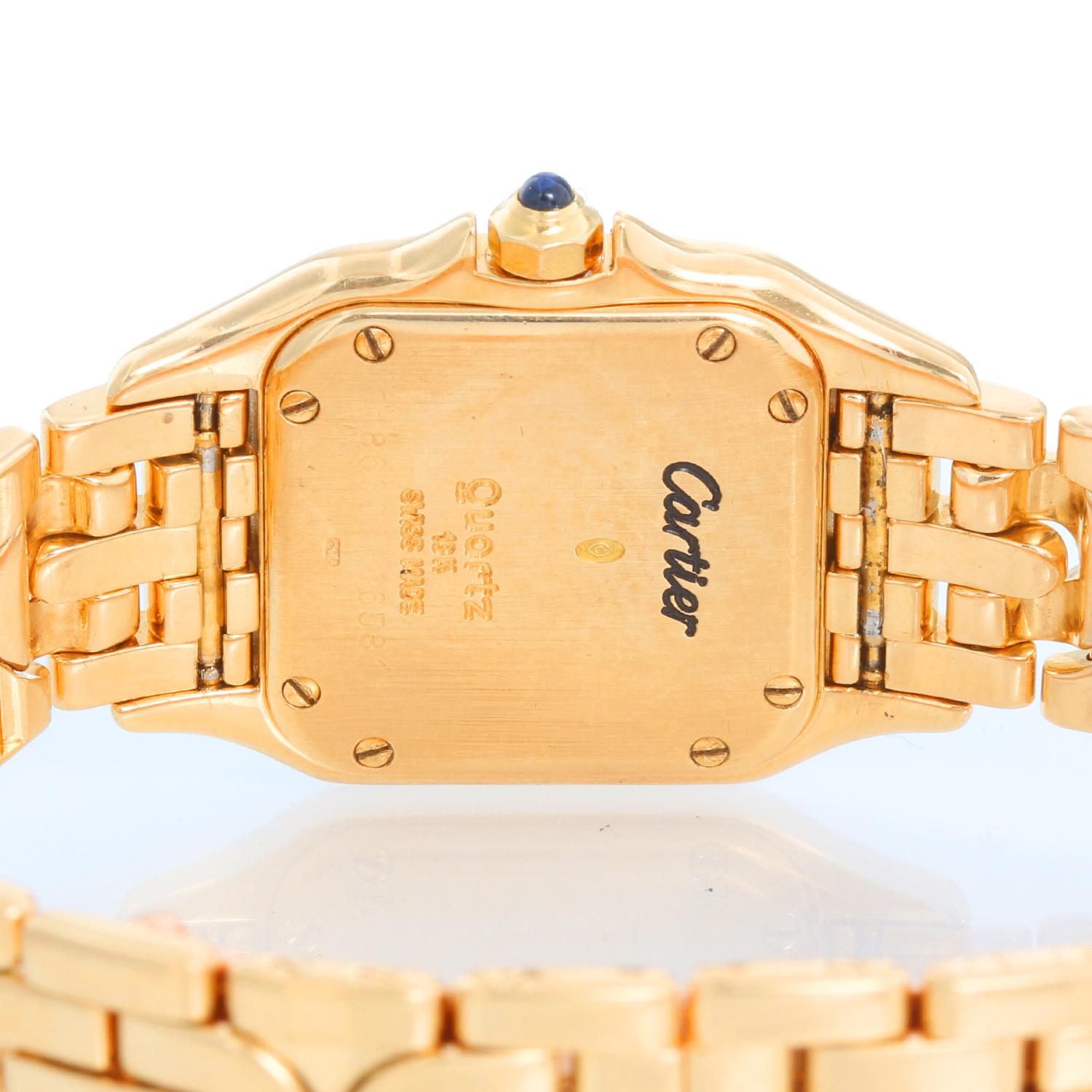  Cartier Montre Panthère en or jaune 18 carats pour femme WF3254B9 1280 Pour femmes 