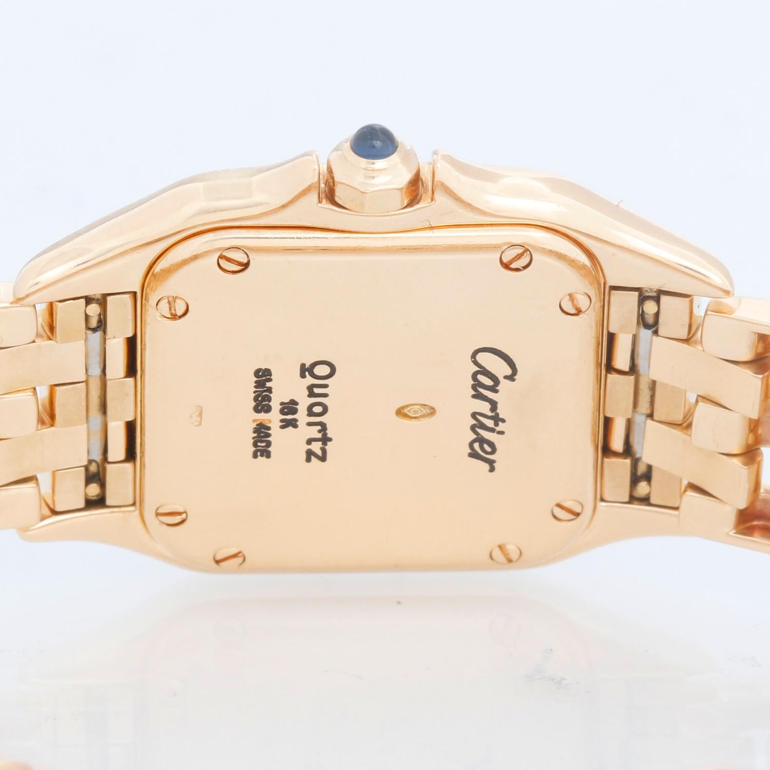 Cartier 18 Karat Gelbgold Panther Damenuhr WF3254B9 1280 1