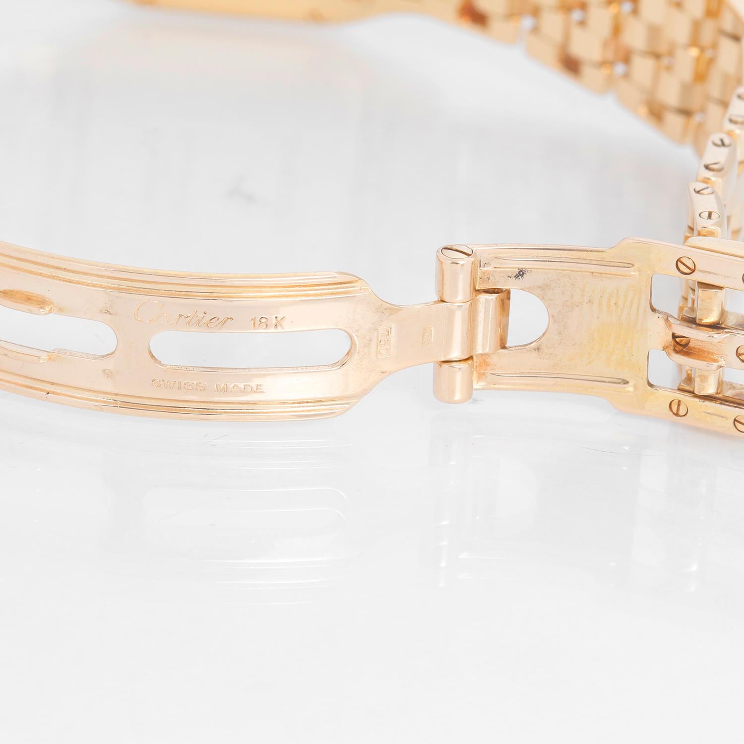Cartier 18 Karat Gelbgold Panther Damenuhr WF3254B9 1280 3