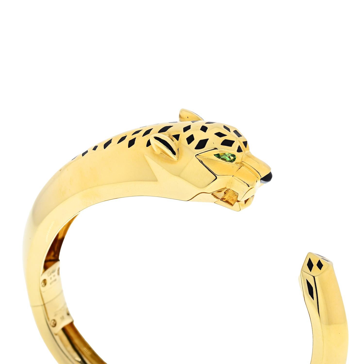 Cartier Bracelet jonc panthère en or jaune 18 carats Pour femmes en vente