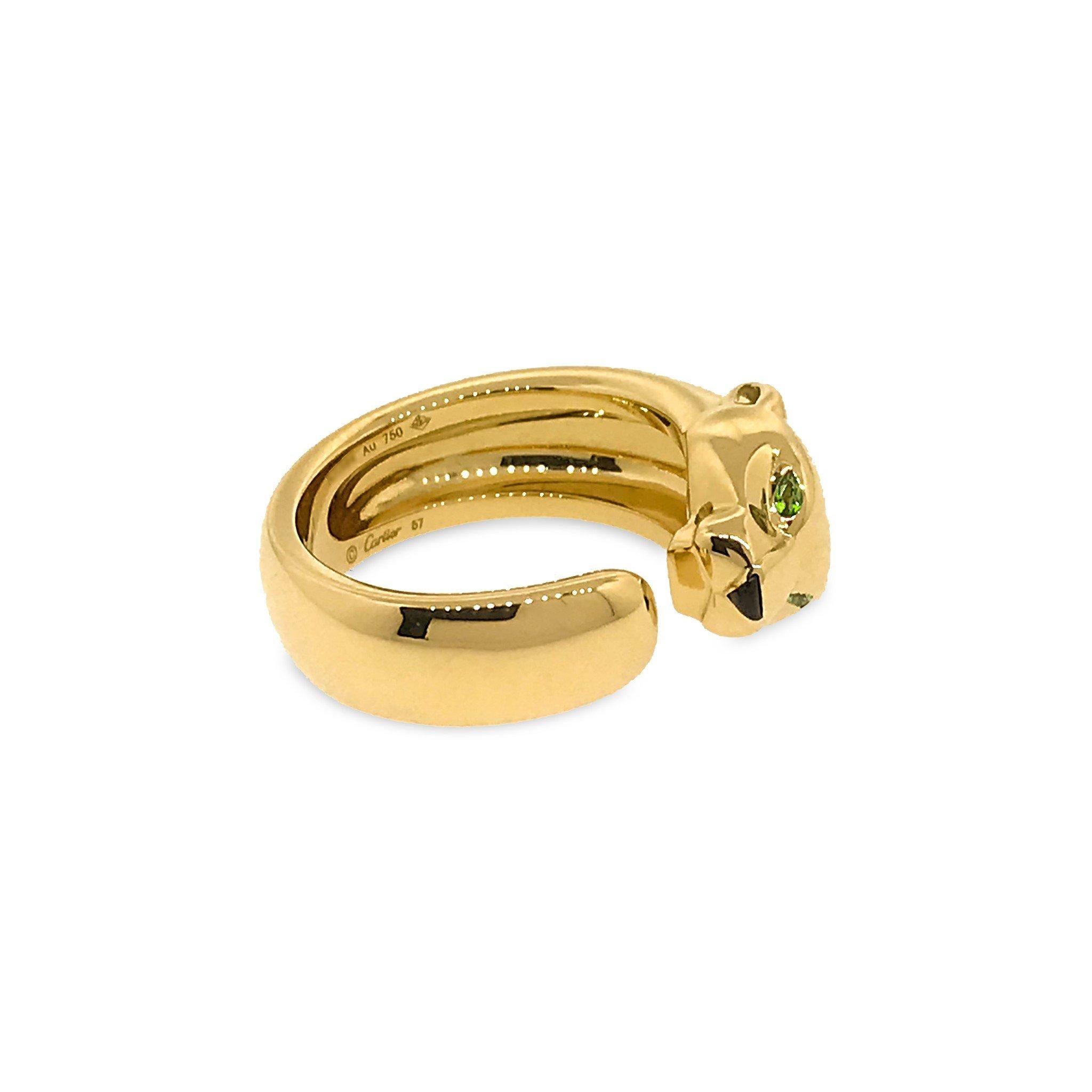 cartier panther ring rose gold
