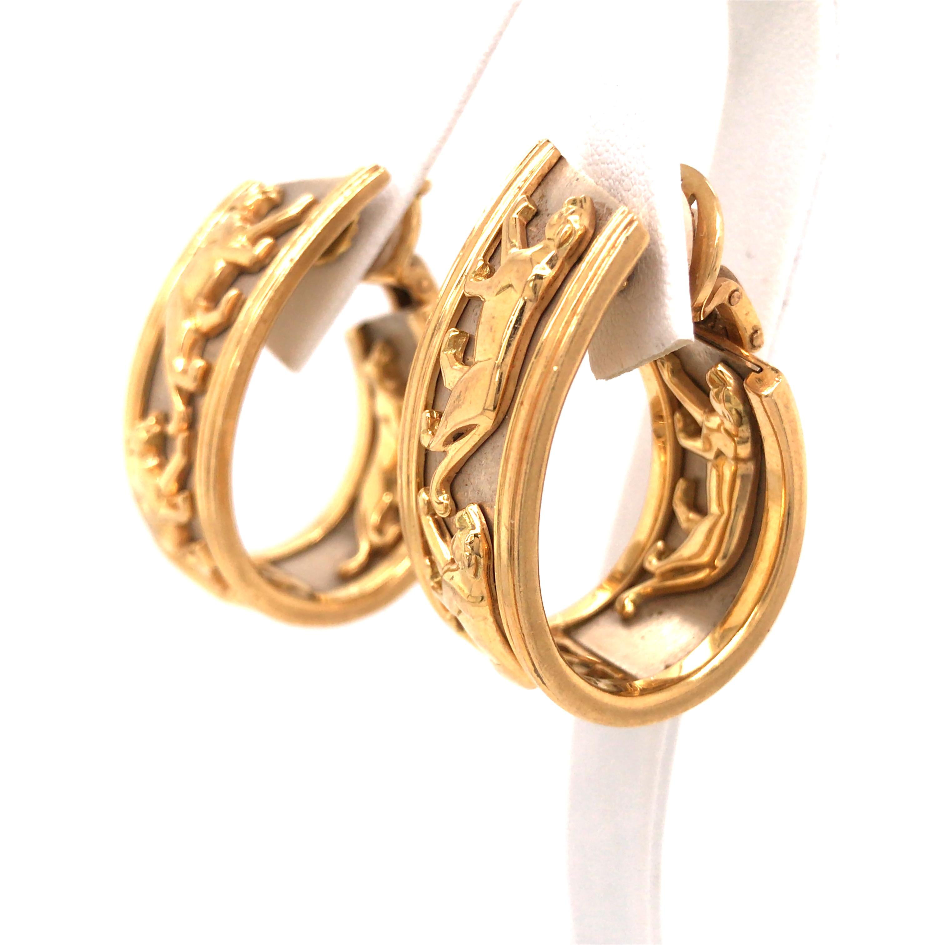 cartier earring hoops