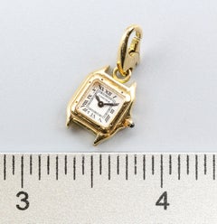 Cartier 18 Karat Yellow Gold Panthere Watch Charm