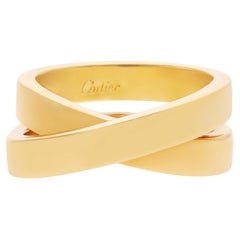 CARTIER 18K Yellow Gold Paris Nouvelle Vague Ring