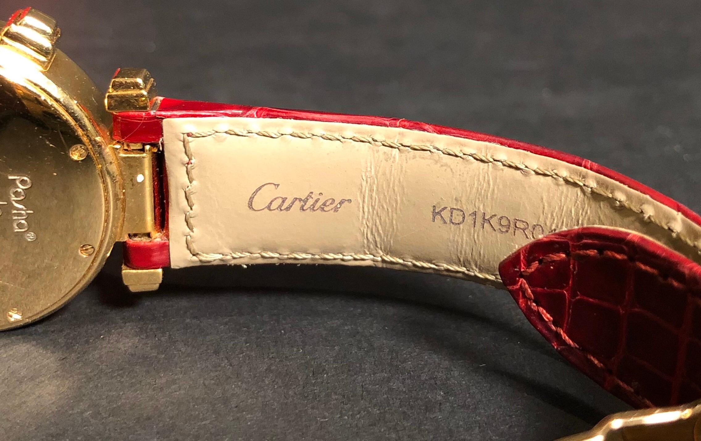 Cartier 18-Karat Yellow Gold Pasha Chronograph 1