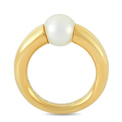 Cartier 18 Karat Gelbgold Perlenring