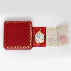 Cartier Yellow Gold Manual Pocket Watch Ref 891000CH, circa 1990s