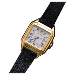 Cartier 18K Yellow Gold Quartz Panthère w/ Leather Strap Ref. 1060/2