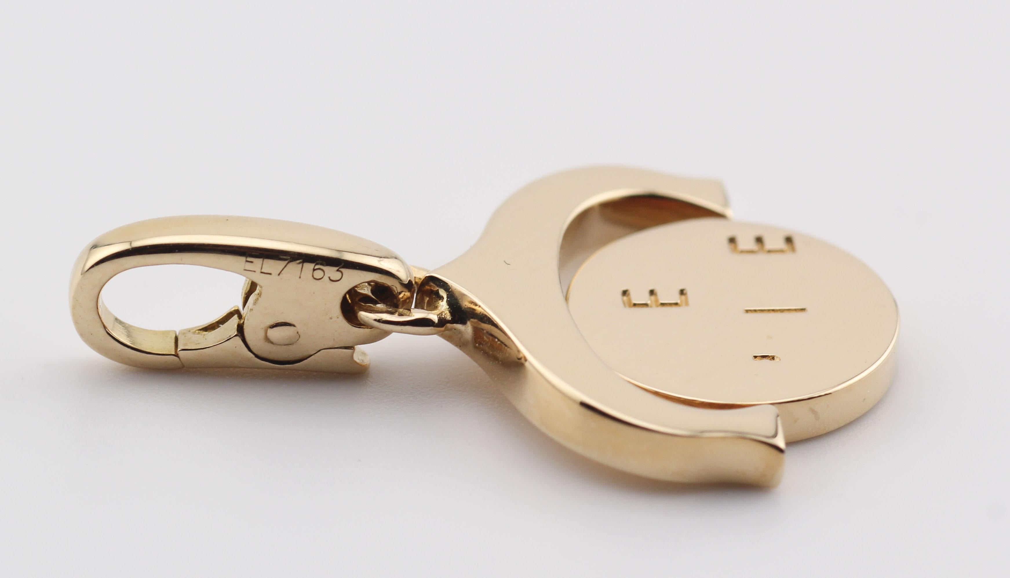 Women's or Men's Cartier 18k Yellow Gold Rotating 