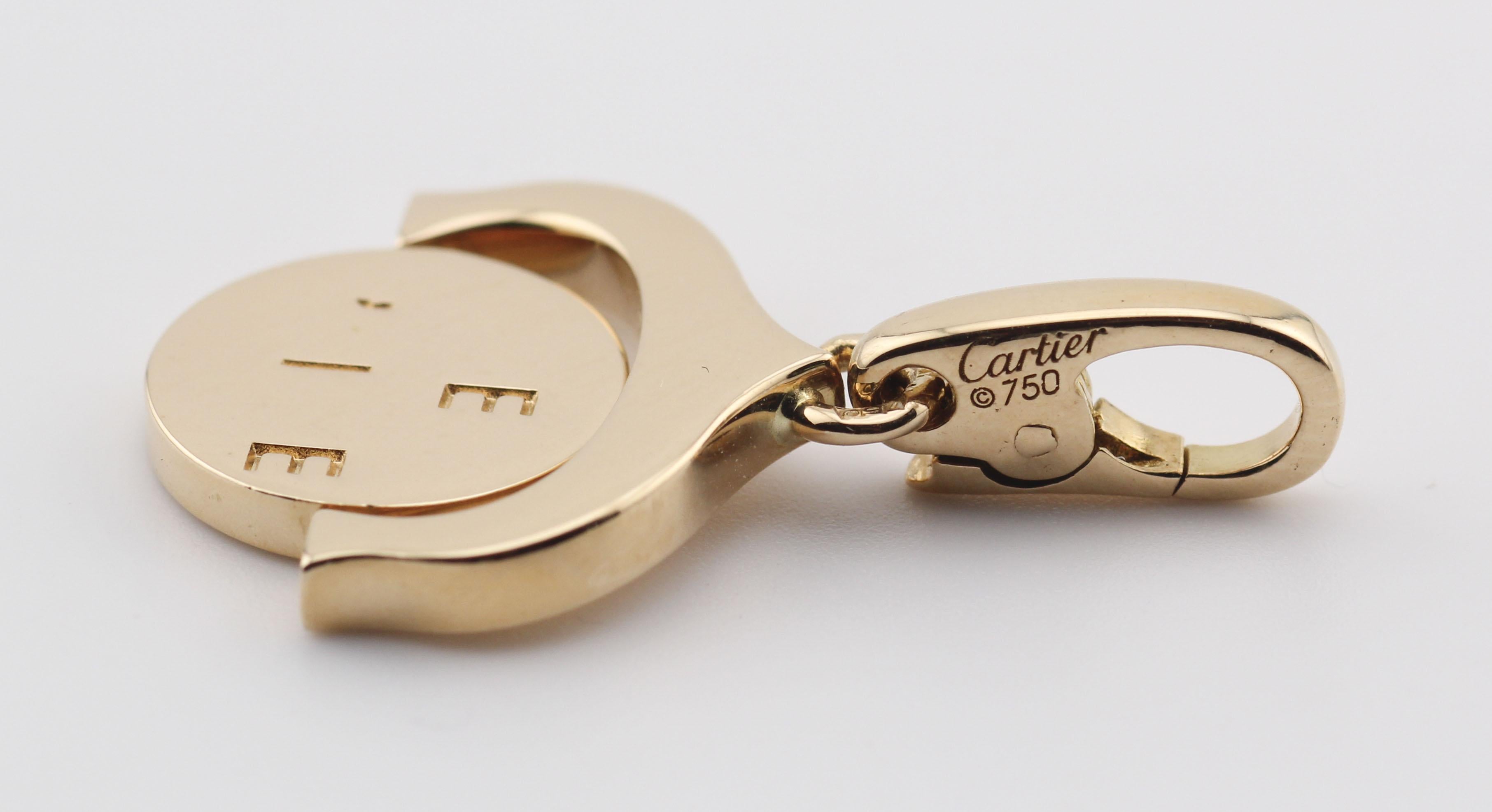 Cartier 18k Yellow Gold Rotating 