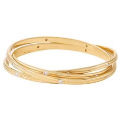 Cartier Oro Amarillo 18K Pulsera Constelación Trino Diamante Redondo