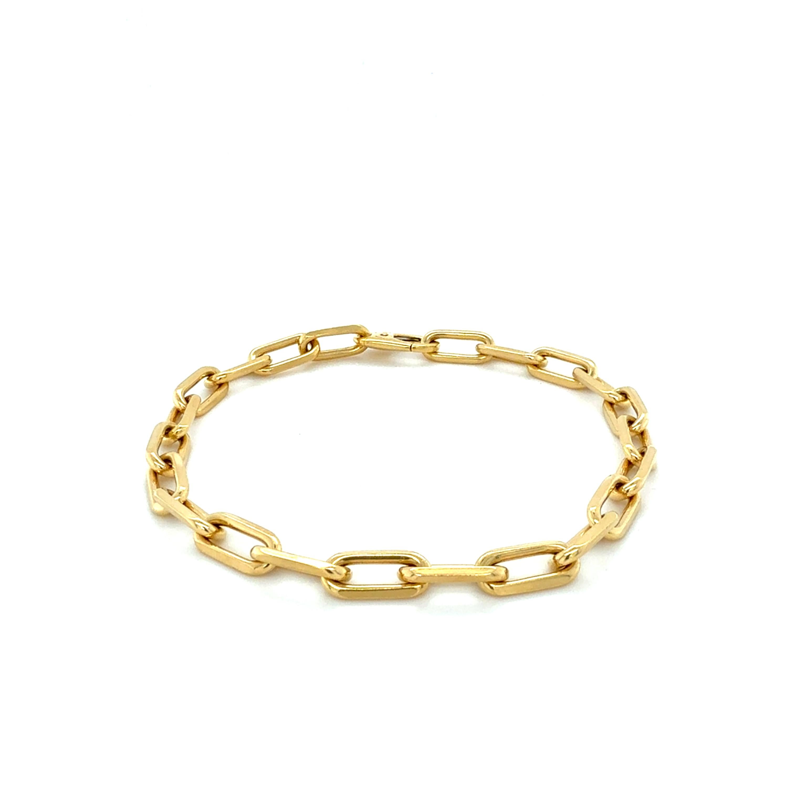 Contemporary Cartier, 18K Yellow Gold Santos De Cartier Link Bracelet