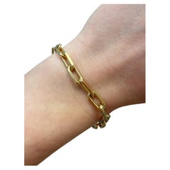 Cartier, bracelet à maillons en or jaune 18 carats Santos De Cartier