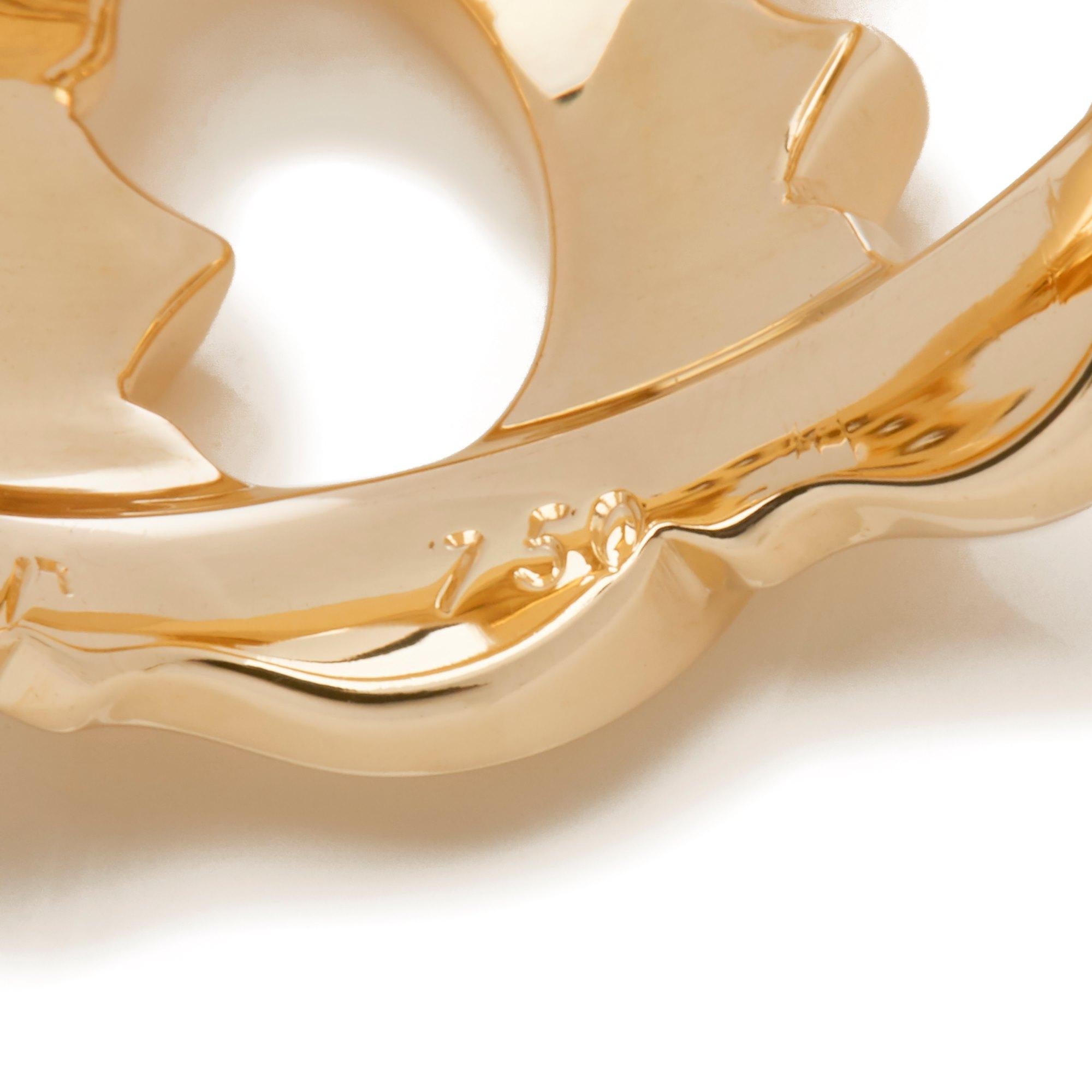 Contemporary Cartier 18 Karat Yellow Gold Signature CC Ring