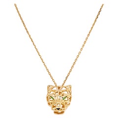 Collier Panthère Squelette sur chaîne en or jaune 18K de Cartier