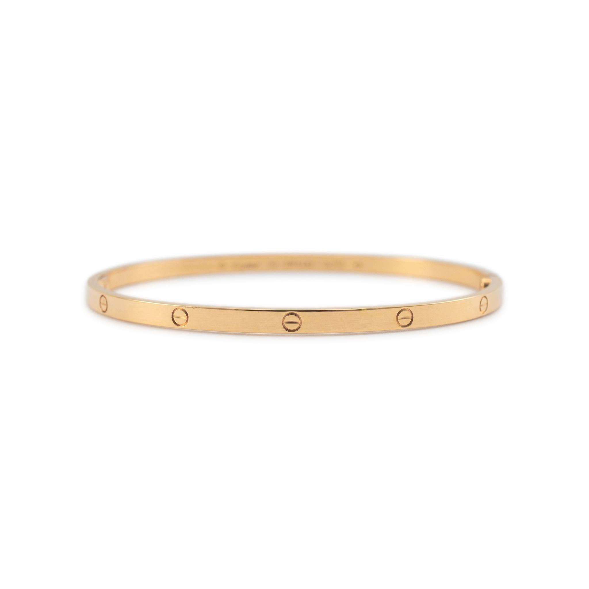 cartier love armreif gebraucht