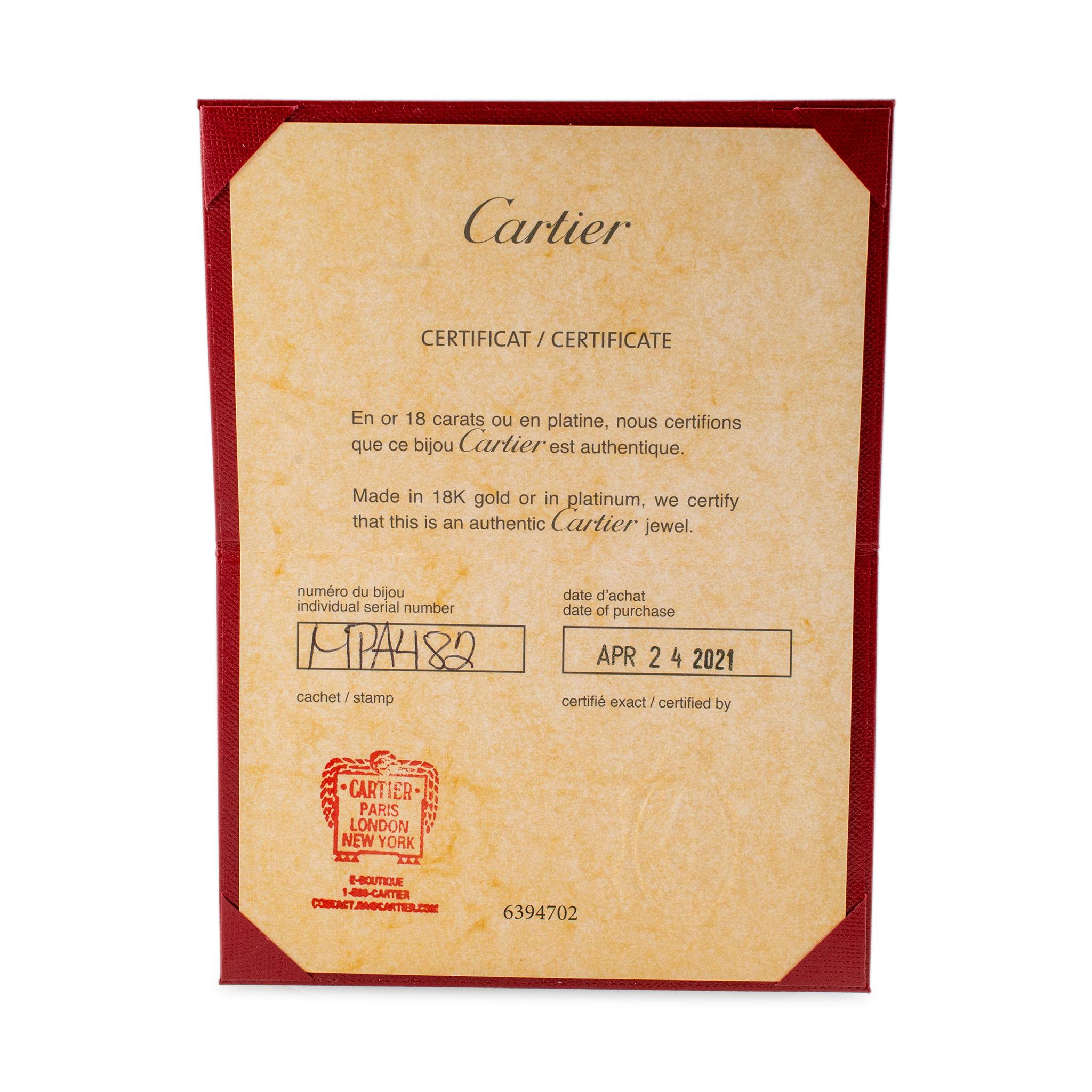 Cartier 18 Karat Gelbgold Kleiner Love Armreif Armband 3