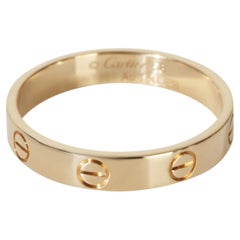 Cartier 18k Yellow Gold Small Model Love Ring, Size 8.25, Unisex