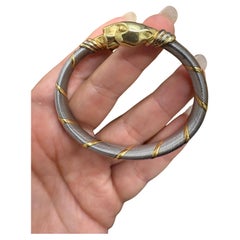 Cartier Bracciale in oro giallo 18 carati e acciaio inossidabile della Collection'S