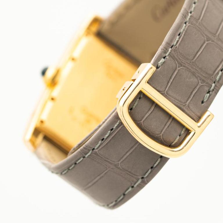 Cartier 18 Karat Yellow Gold Tank Americaine Moon Phase Model 819908 ...