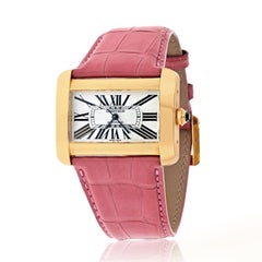 Cartier Montre Tank Divan 2603 en or jaune 18 carats pour femmes