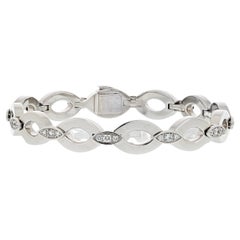 Cartier 18K Yellow Gold Trinity Diamond Medium Model Bracelet