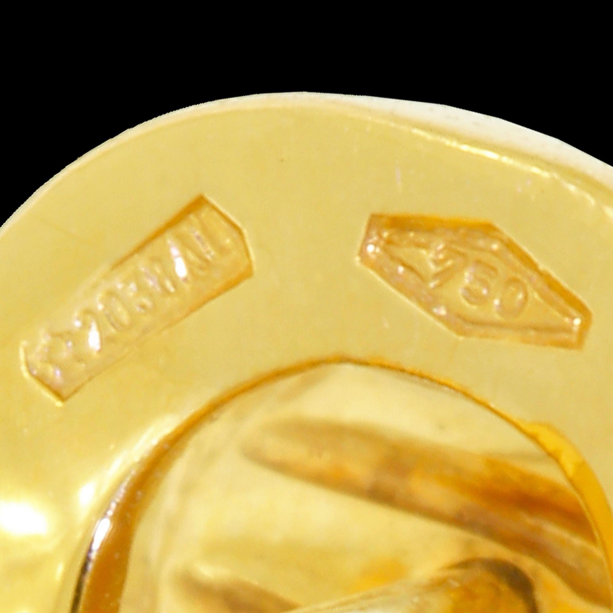 Cartier 18 Karat Yellow Gold Trinity Drop Dangle Earrings W Certificate COA 3