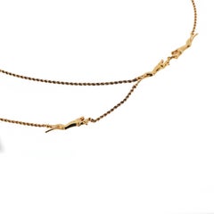 Cartier Panthere Yellow Gold Vintage 6 Motif Rope Necklace
