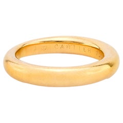 Vintage Cartier 18k yellow gold wedding band