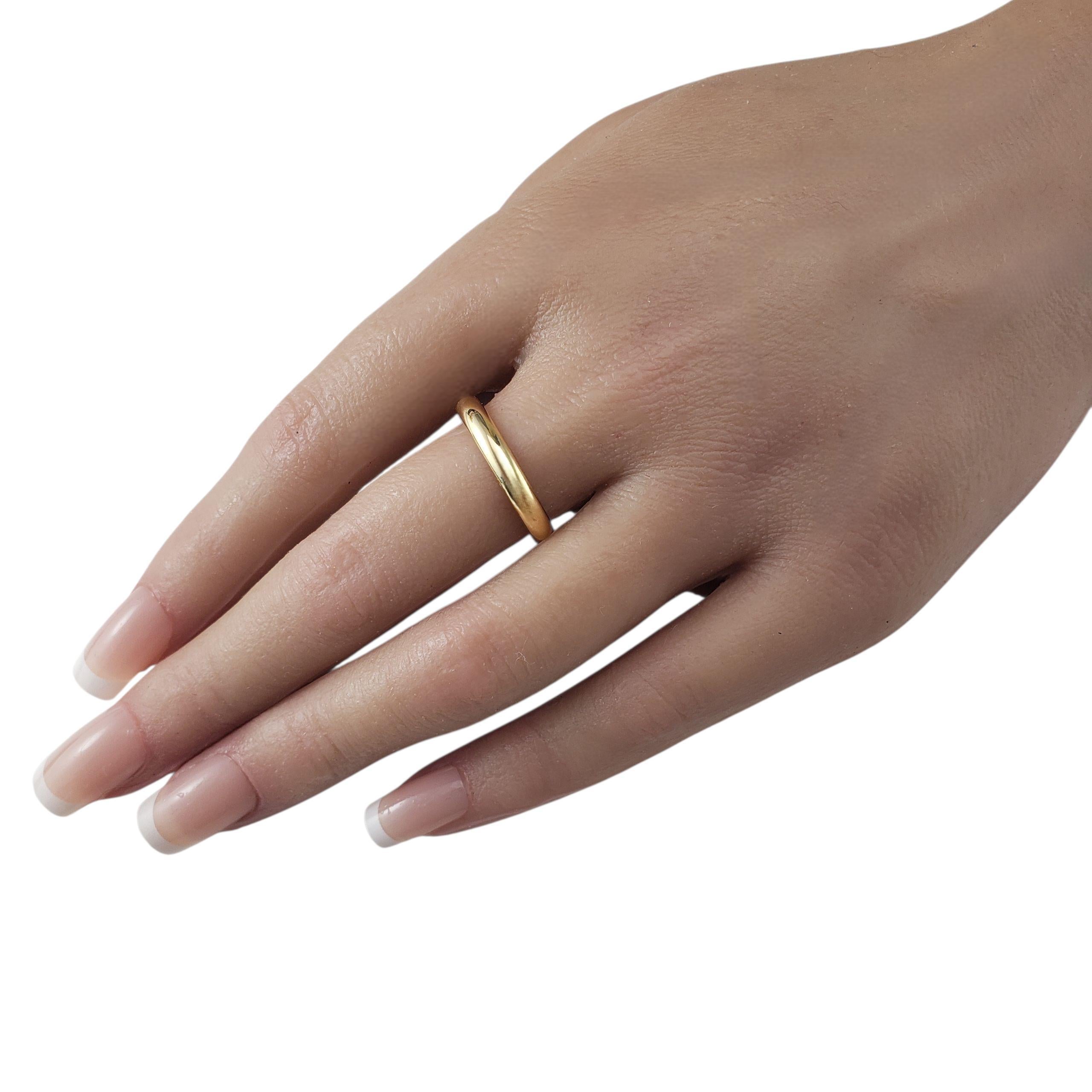 Cartier 18K Yellow Gold Wedding Band Ring Size 9.5 #22779 For Sale 3