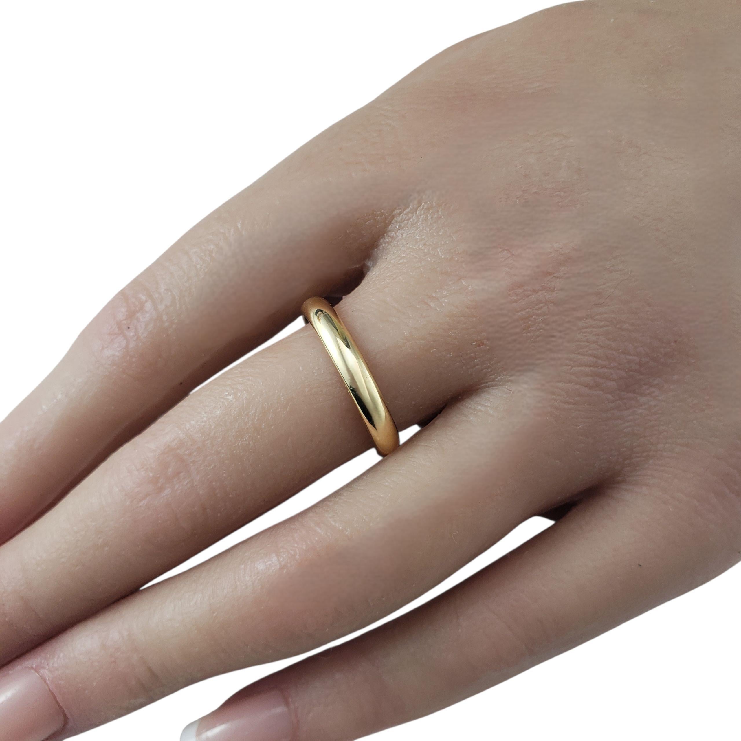Cartier 18K Yellow Gold Wedding Band Ring Size 9.5 #22779 For Sale 4