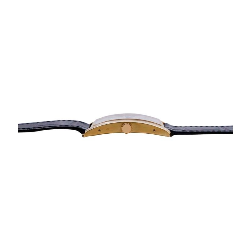 Cartier 18Kt. Gold Grand Tank Art Deco mit Original Zifferblatt und Papier''s, 1960''s im Angebot 1