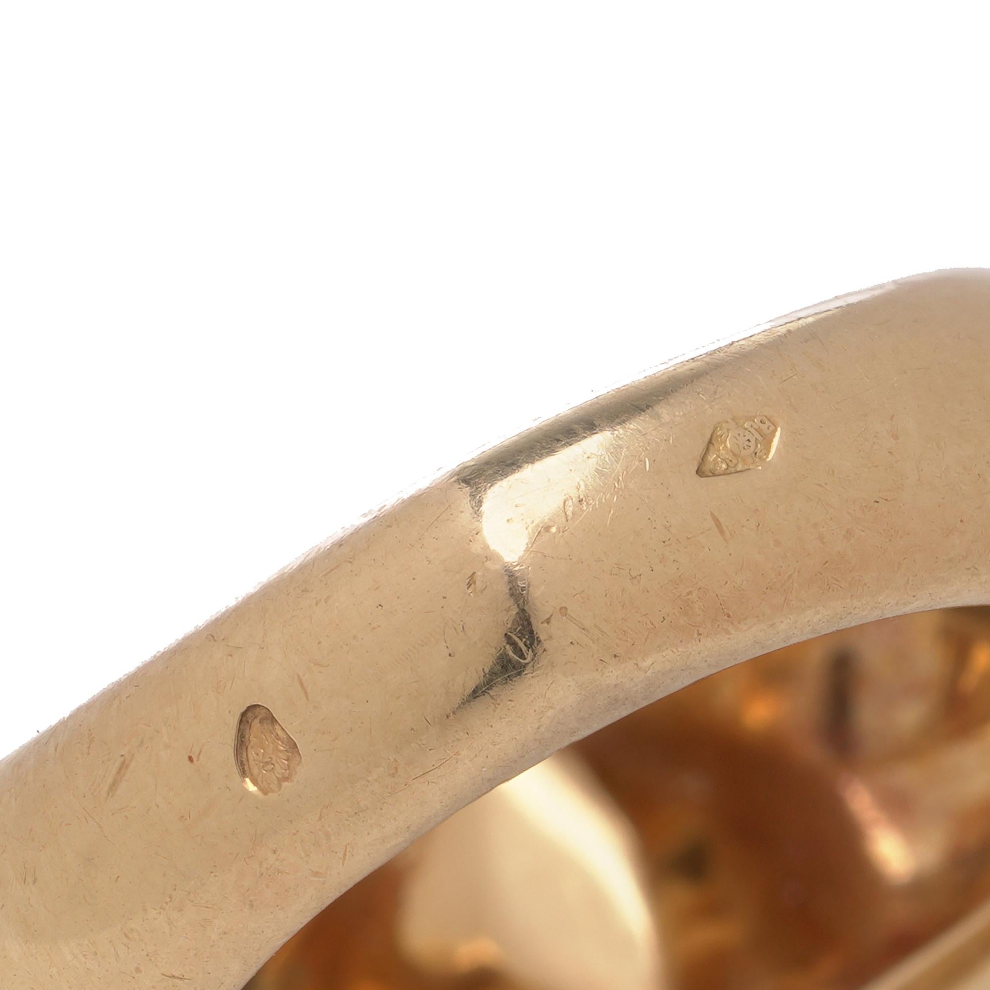 Anello con perle a forma di cuore in oro 18kt di Cartier - CIRCA ANNI 70 in vendita 1