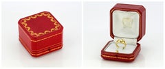 Cartier 18 Karat Gold Ladies Ring with 0.58 Carat Diamond, Cartier, Paris