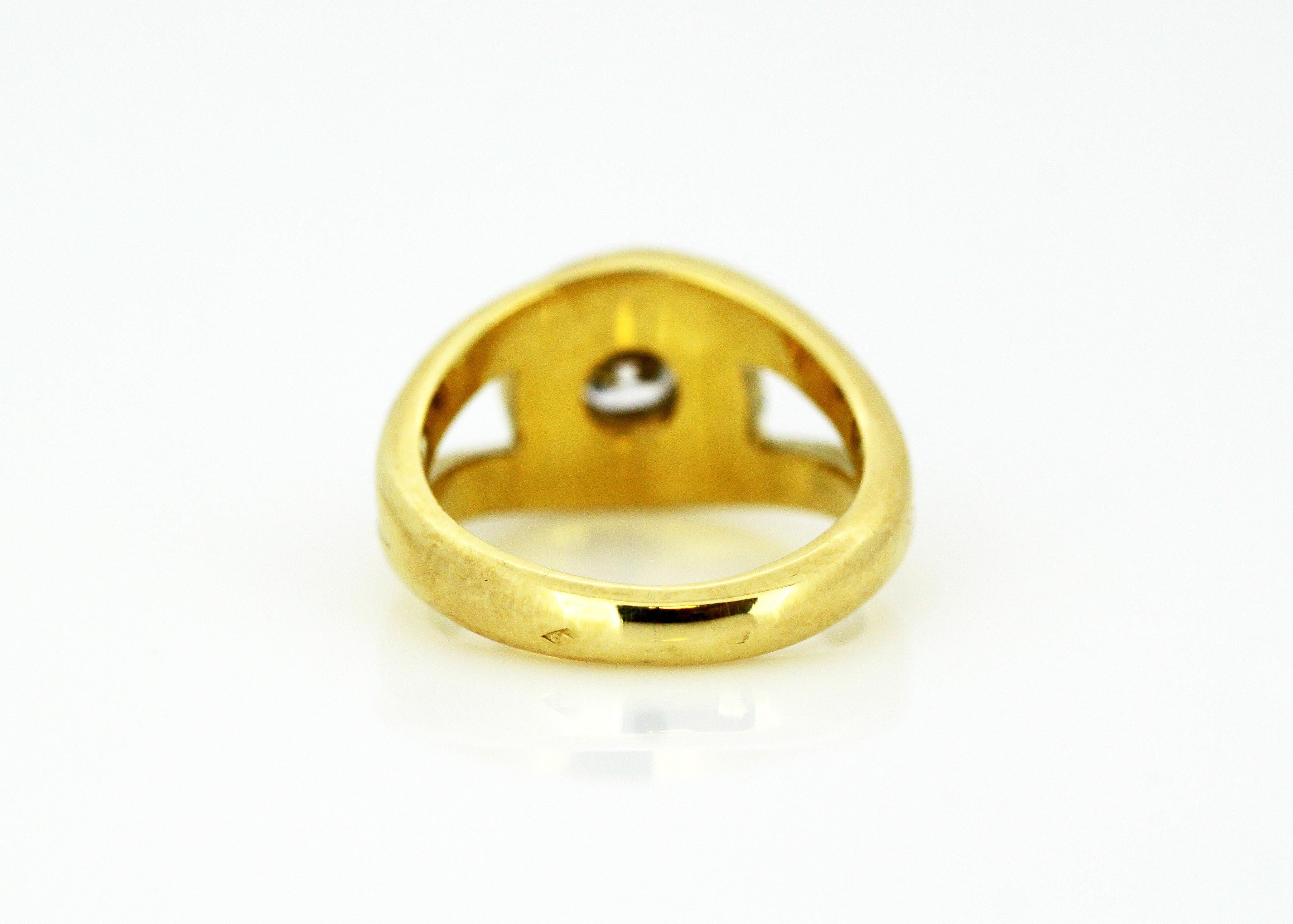 Cartier 18 Karat Gold Ladies Ring with 0.58 Carat Diamond, Cartier, Paris 1