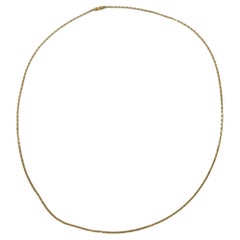 CARTIER 18kt Rose Gold 24' Inch Chain Necklace