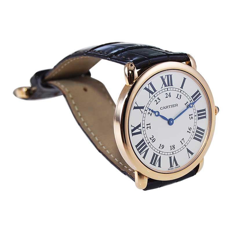 Cartier 18Kt. Solid Gold New Old Stock in the Box Ronde Style In Excellent Condition In Long Beach, CA