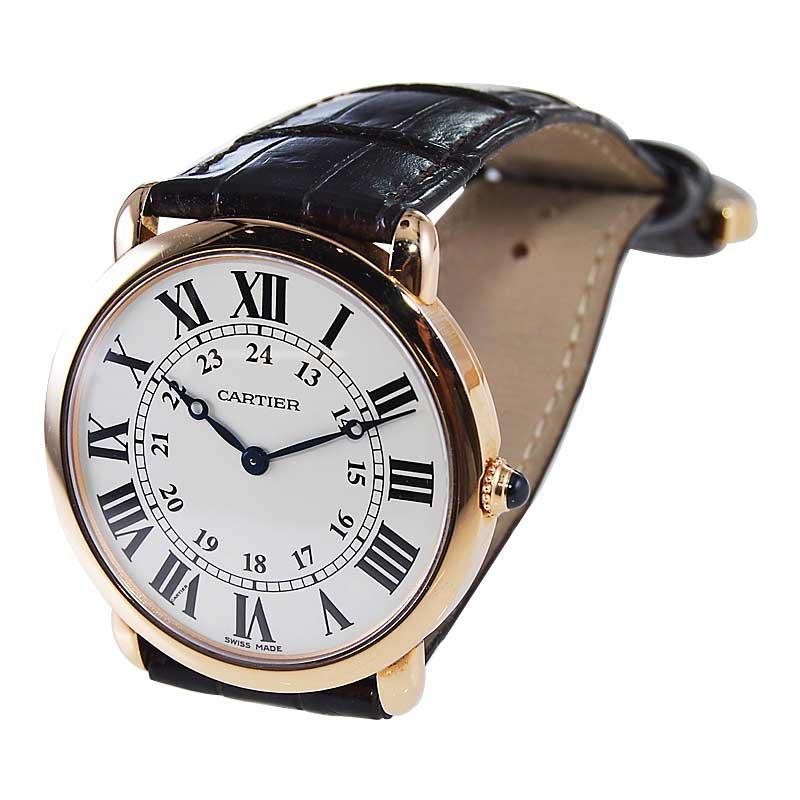 Cartier 18Kt. Solid Gold New Old Stock in the Box Ronde Style 1
