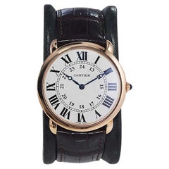 Cartier 18Kt. Solid Gold New Old Stock in the Box Ronde Style